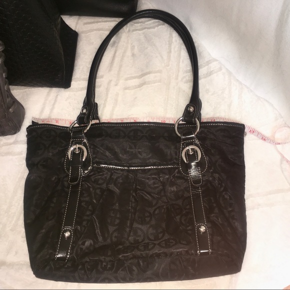 Large roomy practical logo shoulder satchel tote - Picture 3 of 8